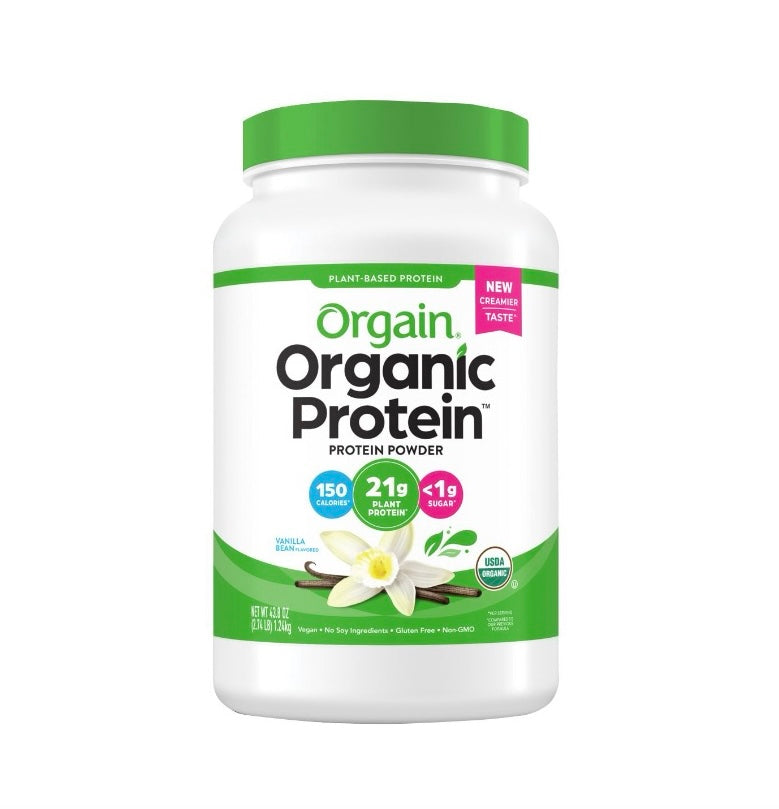 Orgain Organic Protein Plant Based Protein Powder, 21g Protein, 1.02 Ibs.