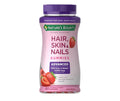Nature's Bounty Optimal Solutions Advanced Hair, Skin, Nails, 2X Biotin, 80 Strawberry Gummies, 40 Total Servings